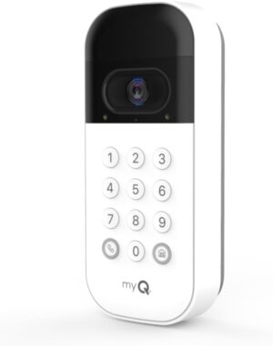 Myq Smart Garage Door Video Keypad With Wide Angle Camera,cu...