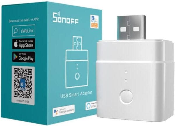 Sonoff Micro Usb Smart Wifi Adaptor 5v, Smart Switch For