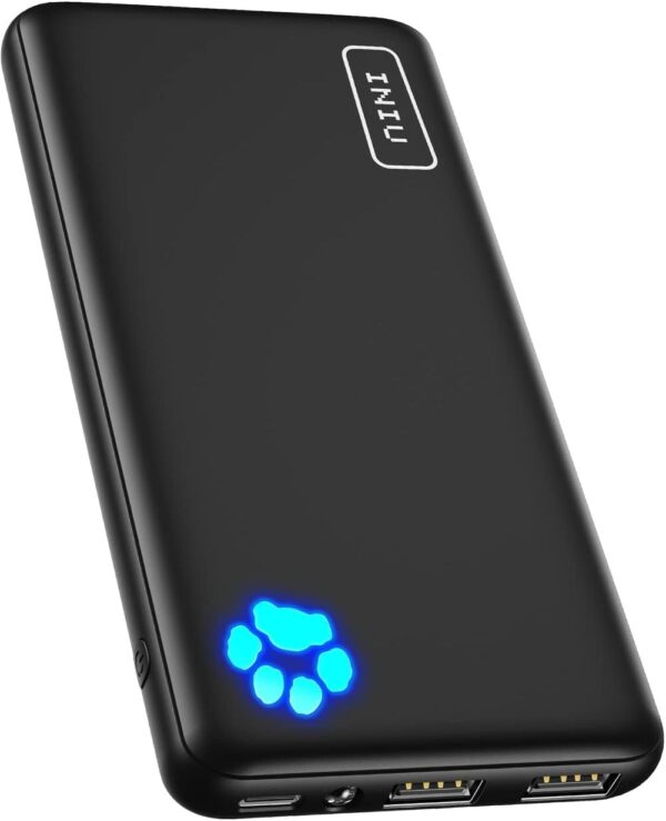 Iniu Portable Charger, Slimmest 10000mah 5v/3a Power Bank, U...