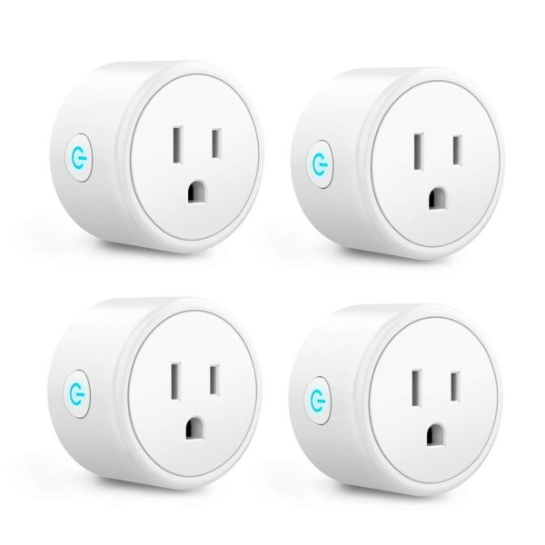 Aoycocr Smart Plug 4 Pack, Bluetooth Wi Fi Smart Outlet For ...