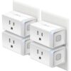 Kasa smart plug hs103p4, smart home wi fi outlet works with