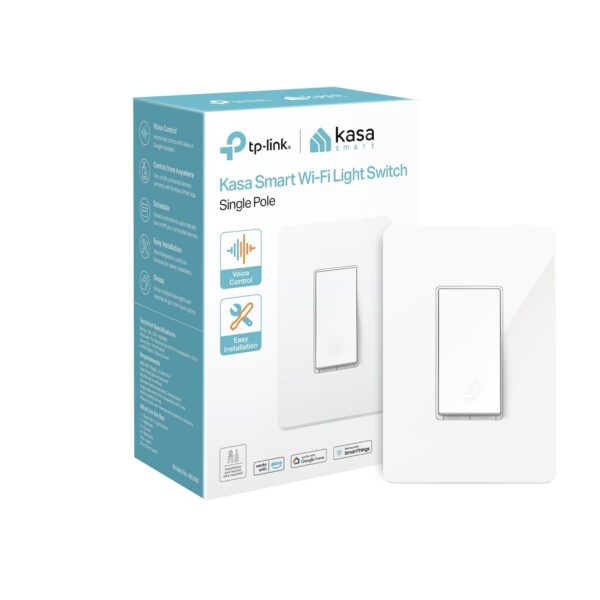 Kasa Smart Light Switch Hs200, Single Pole, Needs Neutral Wi...