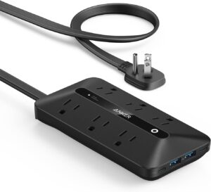 Flat Plug Power Strip 300j, Anker Usb C Power Strip,