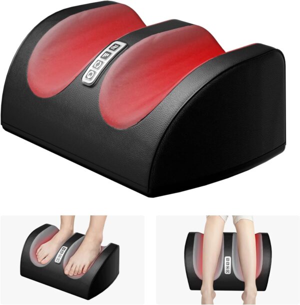 Shiatsu Foot Massager Machine With Heat, Foot And Calf Massa...