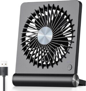 Koonie Usb Fan, Strong Wind Ultra Quiet Small Desk Fan