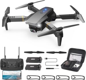 Drone With Camera For Adults, 1080p Hd Fpv Foldable Remote