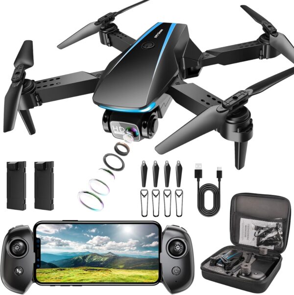 Mini Drone With Camera 1080p Hd Foldable Drone With