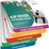 Air Fryer Cheat Sheet Magnets Cooking Guide Booklet Air