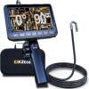 Dual Lens Articulating Borescope, Dxztoz Endoscope Camera Wi...