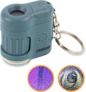 Carson Micromini 20x Pocket Microscope, Uv And Led Flashligh...