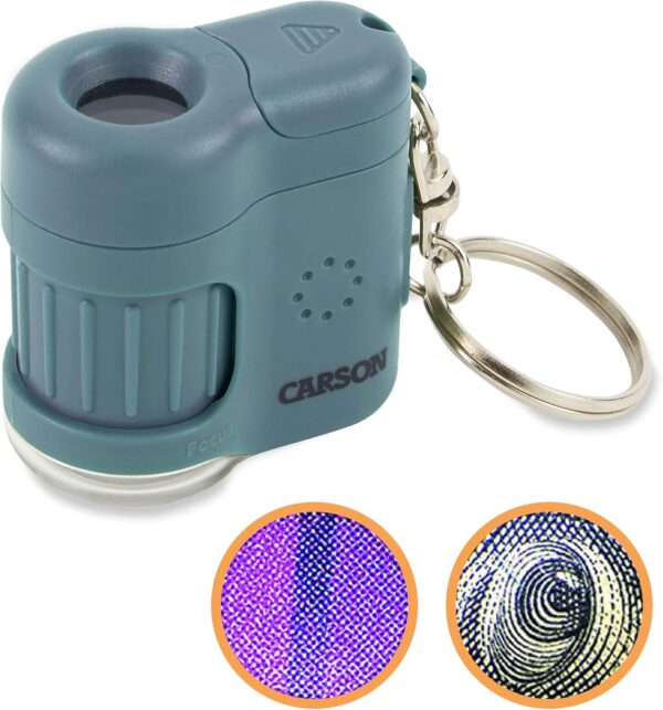 Carson Micromini 20x Pocket Microscope, Uv And Led Flashligh...