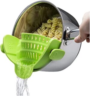 Gizmo Snap N Strain Pot & Pasta Strainer Adjustable