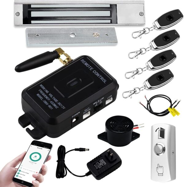 Hernas Smart Phone App Unlocking Access Control System Kit, With