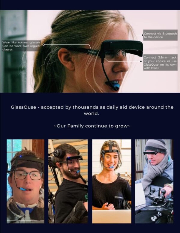 Assistive Technology Services Glassouse V1.4 New Wireless Bluetooth Wearable Hands