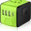 Universal International Travel Power Adapter W/high Speed 2.4a Usb A, 3.0a