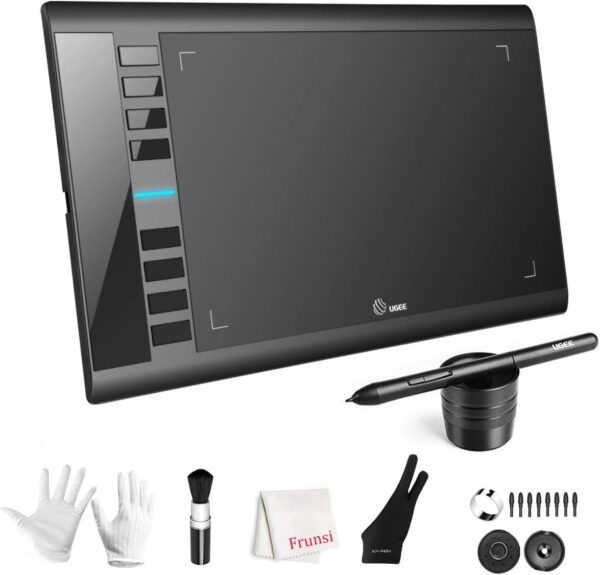 Graphics Drawing Tablet, Ugee M708 10 X 6 Inch Large