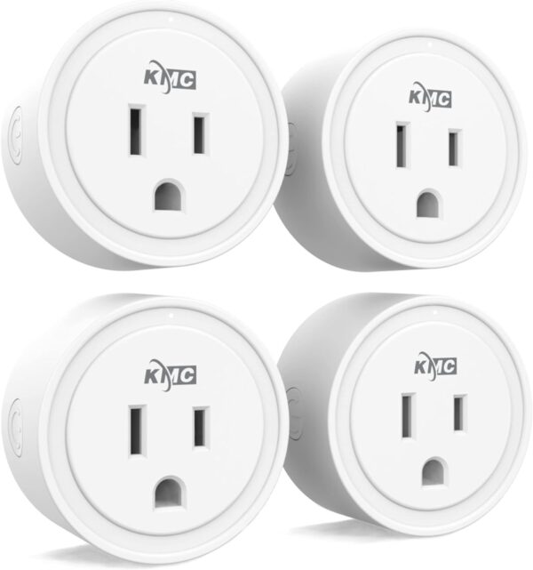 Kmc Smart Plug Mini 4 Pack, Wi Fi Outlets For Smart Home,