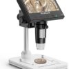 Elikliv Microscope, Lcd Digital Coin Microscope 1000x, Coin Magnifier With