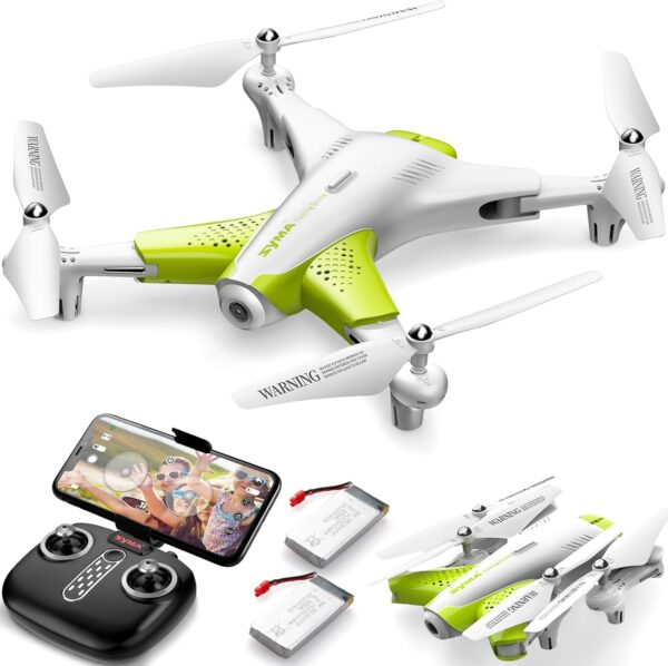 Syma Drone With Camera 1080p Fpv,optical Flow Positioning,tap Fly,altitude Hold,headl...