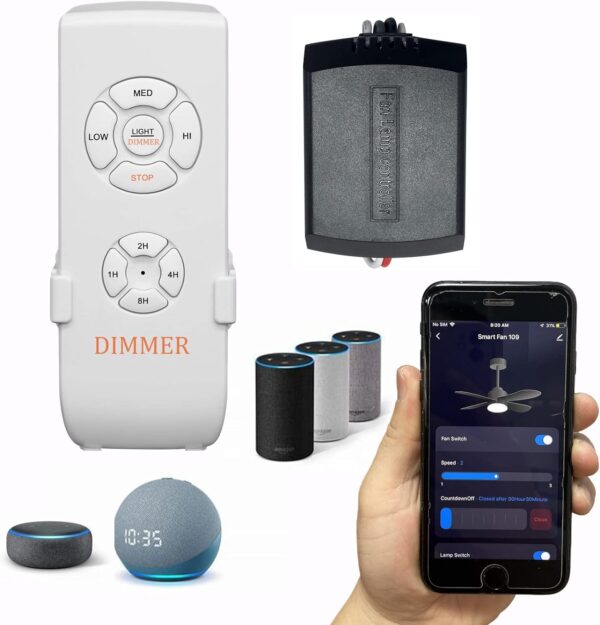 Universal Smart Wifi Ceiling Fan Remote Control Kit, Compatible With