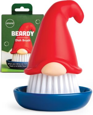 New!! beardy dish brush by ototo dish scrub brush,