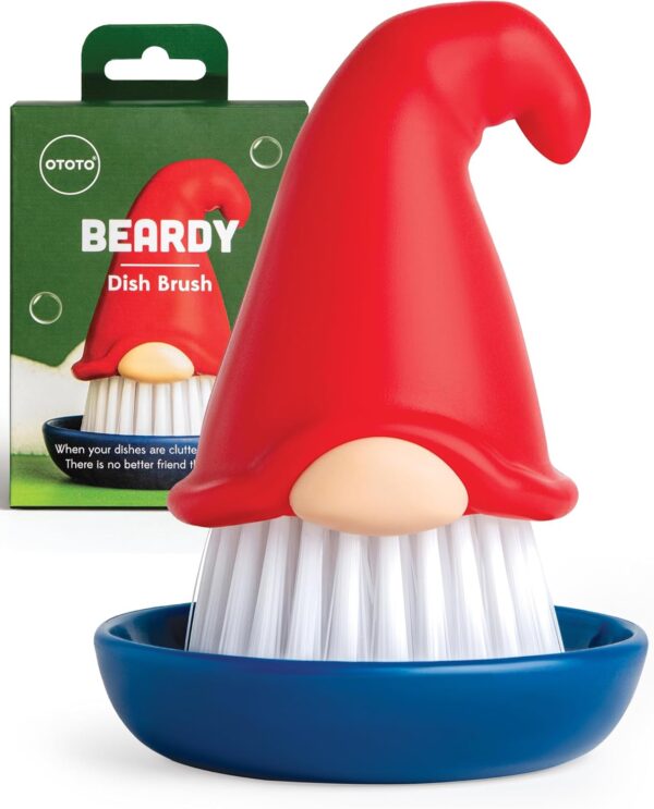 New!! Beardy Dish Brush By Ototo Dish Scrub Brush,