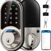 Veise Smart Lock, Fingerprint Door Lock, 7 In 1 Keyless Entry Door