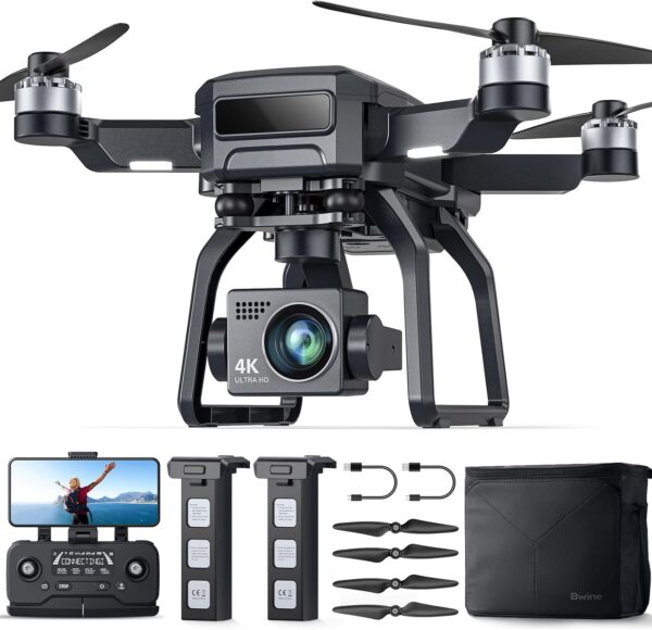 Bwine F7gps Drone With 4k Camera For Adults, 3 Axis Gimbal,