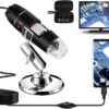 Usb Digital Microscope 40x To 1000x, 8 Led Magnification Endoscope