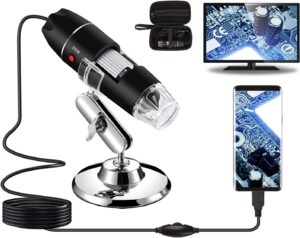 Usb Digital Microscope 40x To 1000x, 8 Led Magnification Endoscope