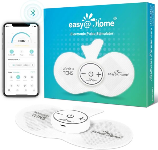 Easy@home Wireless Tens Unit With App Remote Control: Back Pain