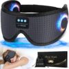 Lc Dolida Sleep Headphones, White Noise Bluetooth Sleep Mask 3d Breathable