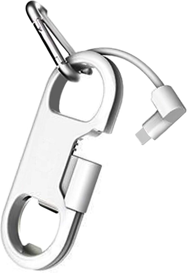 Iphone Charge Lightning Cable + Keychain + Bottle Opener +