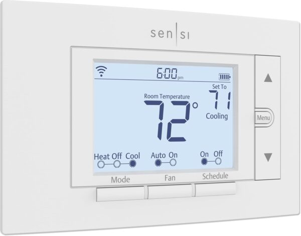 Sensi Smart Thermostat, 100 Years Of Expertise, Wi Fi, Data Privacy,