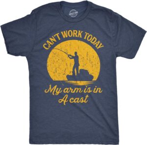 Crazy dog mens t shirt i can't work today my