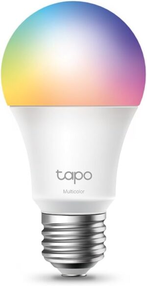 Tapo Tp Link Smart Light Bulbs, 16m Colors Rgbw, Dimmable, Alexa