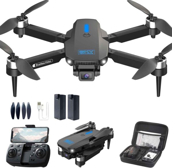 Brushless Motor Foldable Drone With 4k Fpv Camera For Beginners