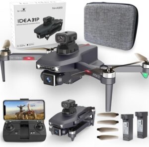 Le Idea Brushless Motor Drone With 2 Camera For Adults 4k,