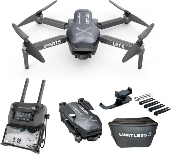 X Pro Limitless 5 Camera Drone For Adults Gps