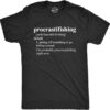 Mens Procrastifishing T Shirt Funny Fishing Gift For Dad Grandpa