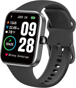 Tozo S2 44mm Smart Watch Alexa Built In Fitness Tracker With