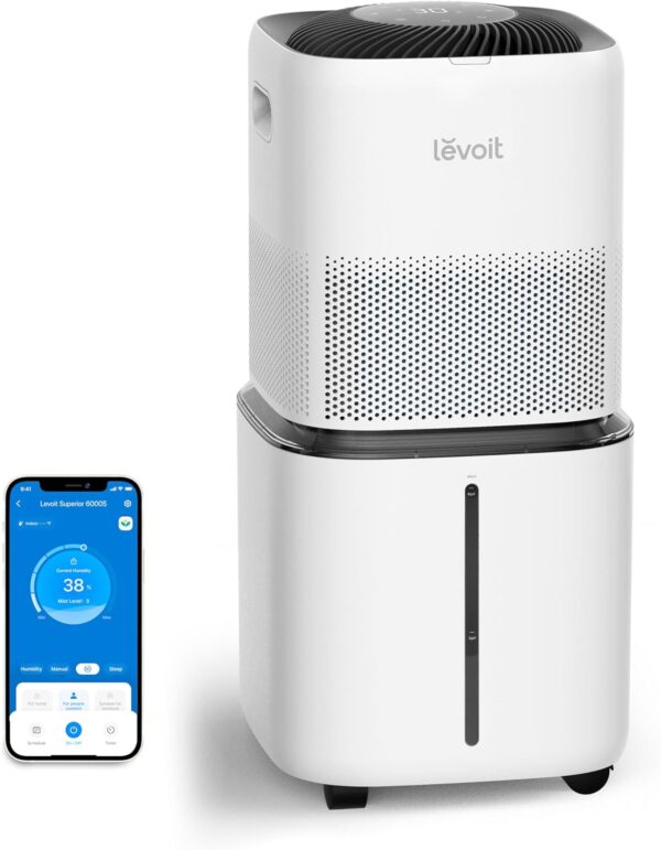 Levoit Superior 6000s Smart Evaporative Humidifiers For Home Whole House